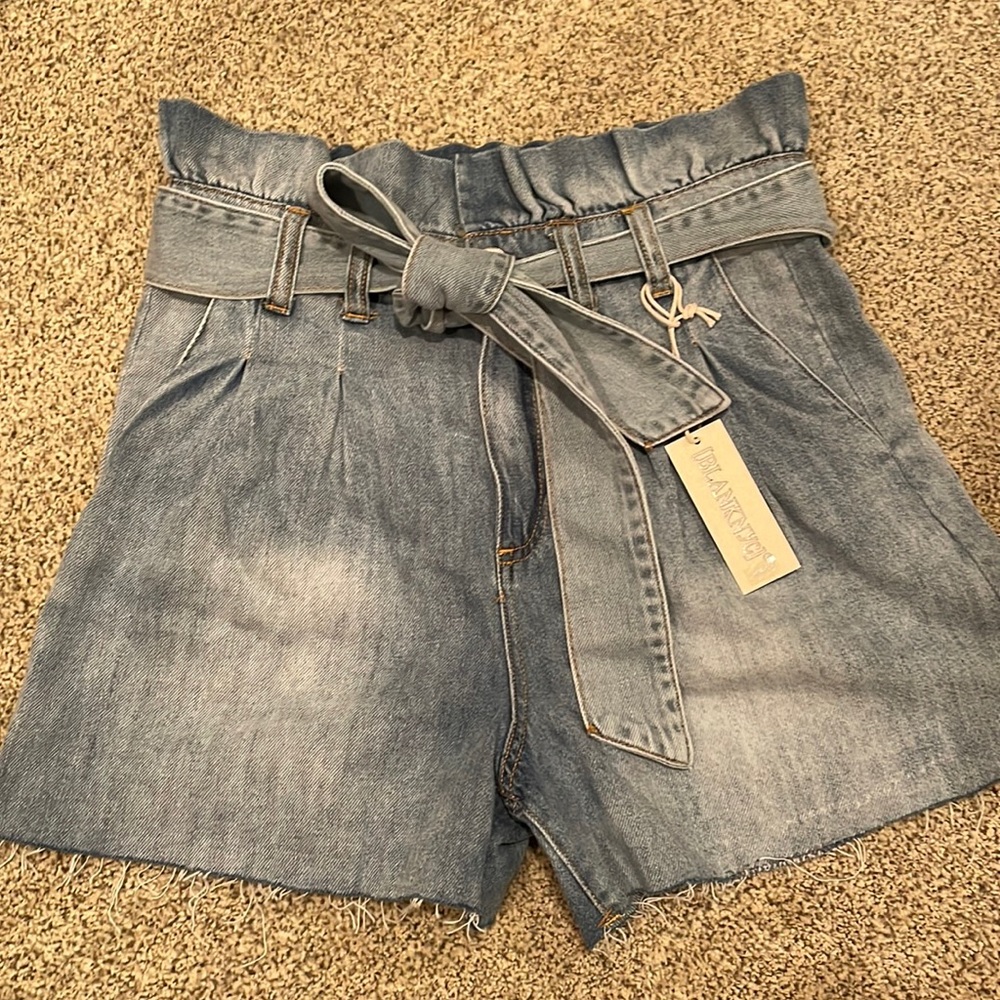 Denim shorts